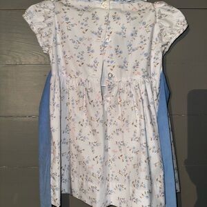 Floral White Kids Casual Dress